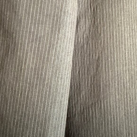 Y2K Vintage BURBERRY PRORSUM Gray Pinstriped Cotton Casual Blazer Sports Coat 48 - Picture 3 of 9